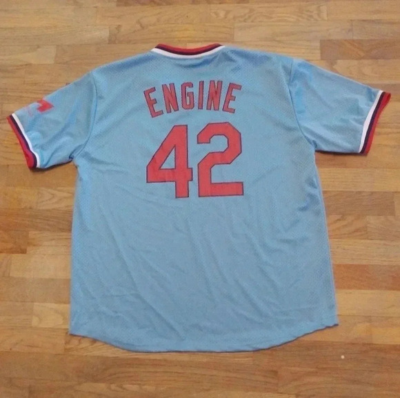 St. Louis Cardinals Bruce Sutter Engine Blue Mesh Jersey SGA Fan Gift Size XL - Picture 2 of 6